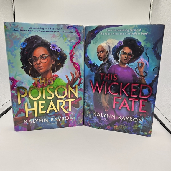 The Poison Heart and The Wicked Fate by Kalynn Bayron 2 Hardcover Books - Picture 1 of 10